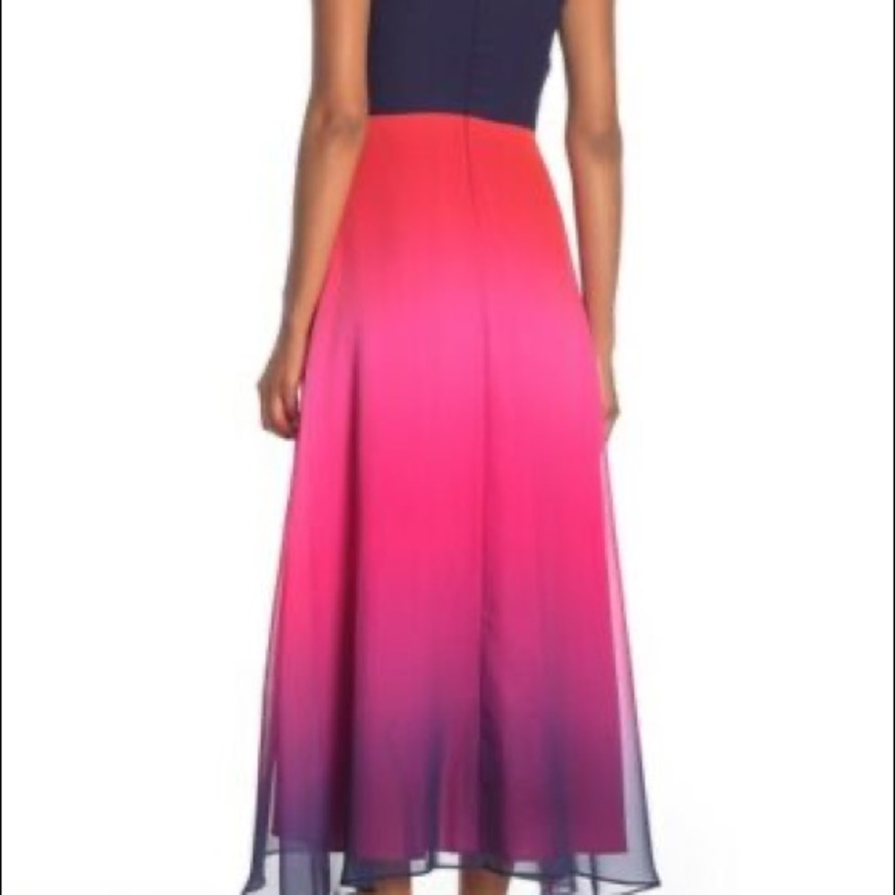 Cynthia Steffe Sara Ombré Halter Maxi Dress Size 2 - Picture 12 of 16